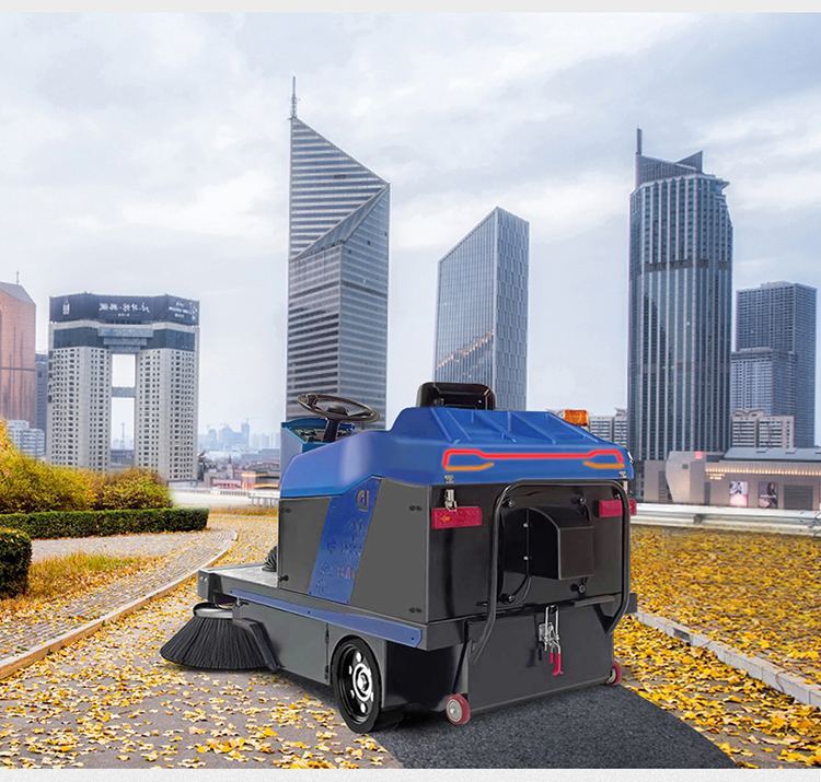 DJ1500鼎潔盛世電動掃地車駕駛掃地機 廠區(qū)清掃車12